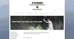 Desktop Screenshot of etennisonline.com